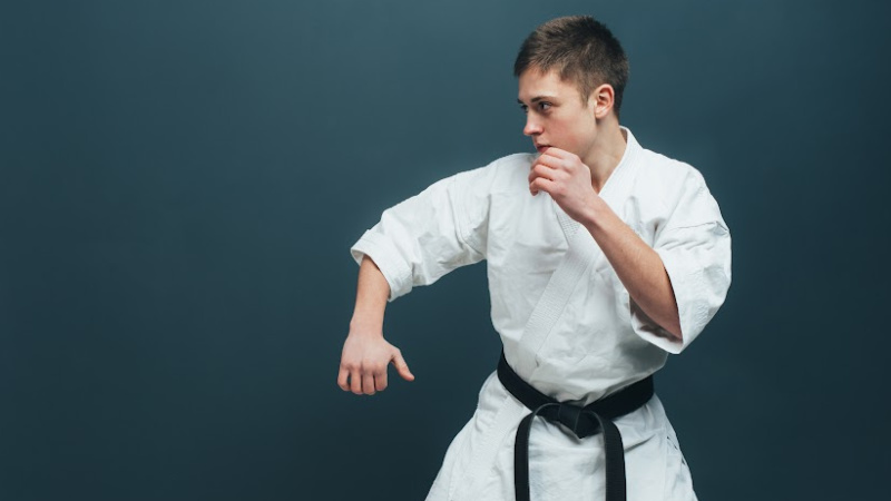 karate-kovotojas
